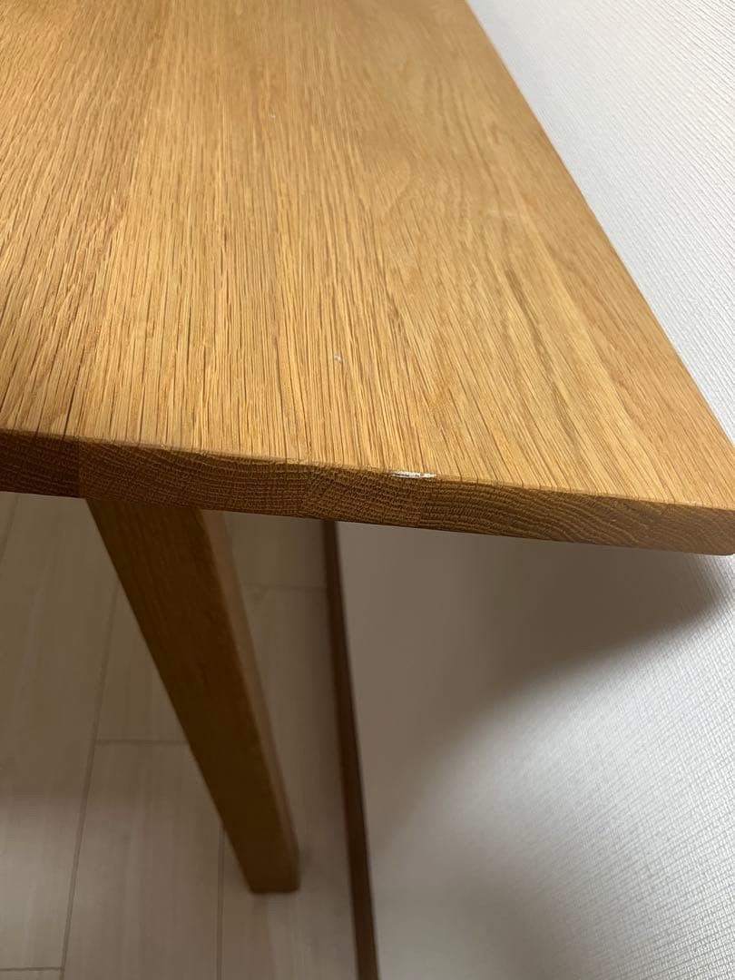 6月1日まで unico ウニコ ELEMT W1400 ナチュラル テーブル - メルカリ