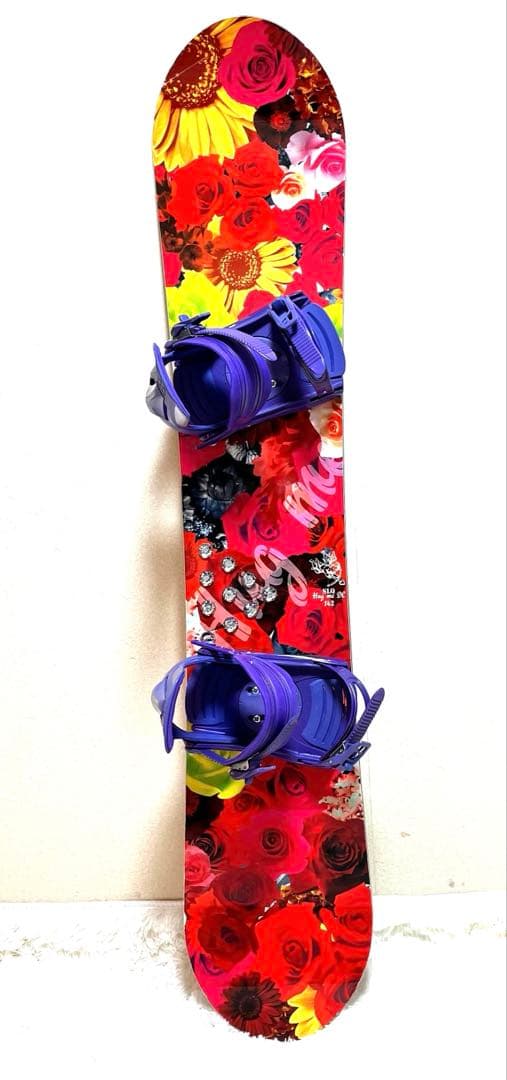 良品 SLQ Hug me DC スノーボード 142 レディース キッズ|mercari