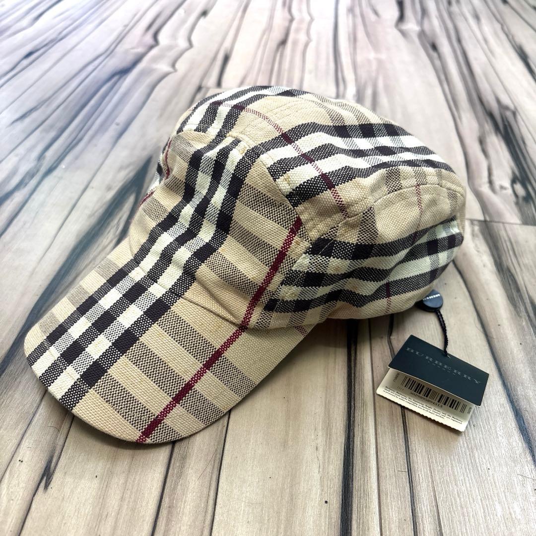 新品、未使用タグ付き Burberry Londonキャップ 帽子 - メルカリ