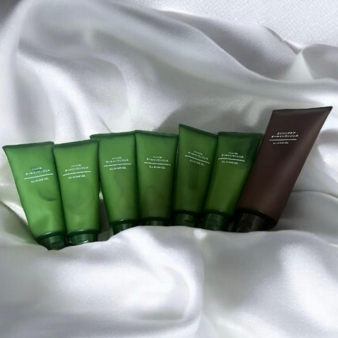 無印良品／ハーバルオールインワンジェル6本とエイジングケアオールインワンジェル1 ハーバルオールインワンジェル｜無印良品の口コミ - ⭐︎無印良品