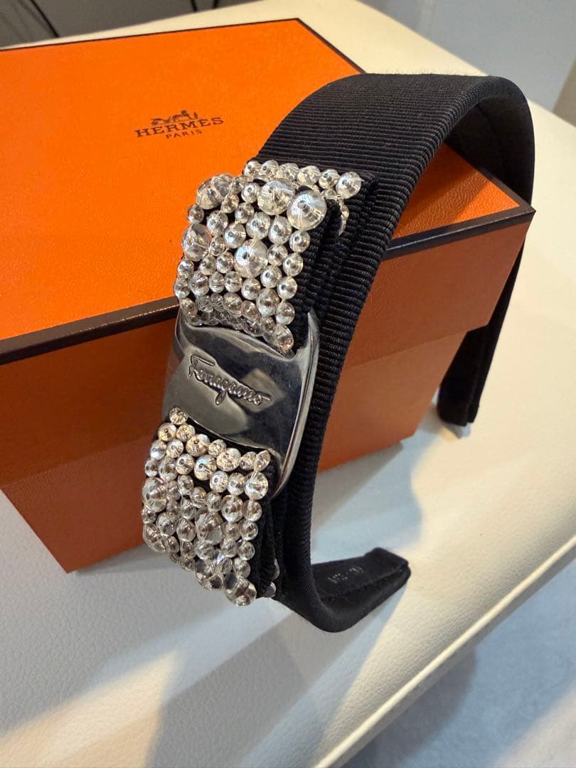 Salvatore Ferragamo ヴァラ　リボン　カチューシャ FERRAGAMO（フェラガモ） ヘアアクセサリー VARA ヴァラ リボン