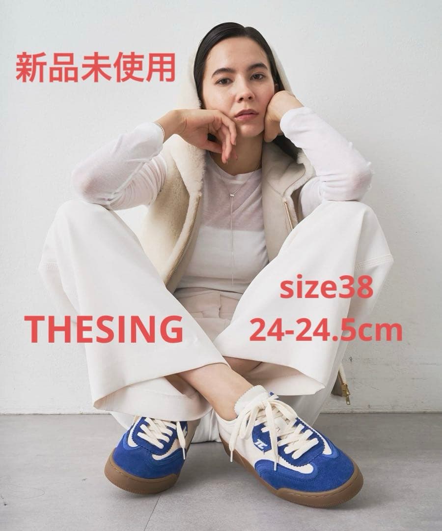 未使用※【THESING】キャンバススエードスニーカー サイズ