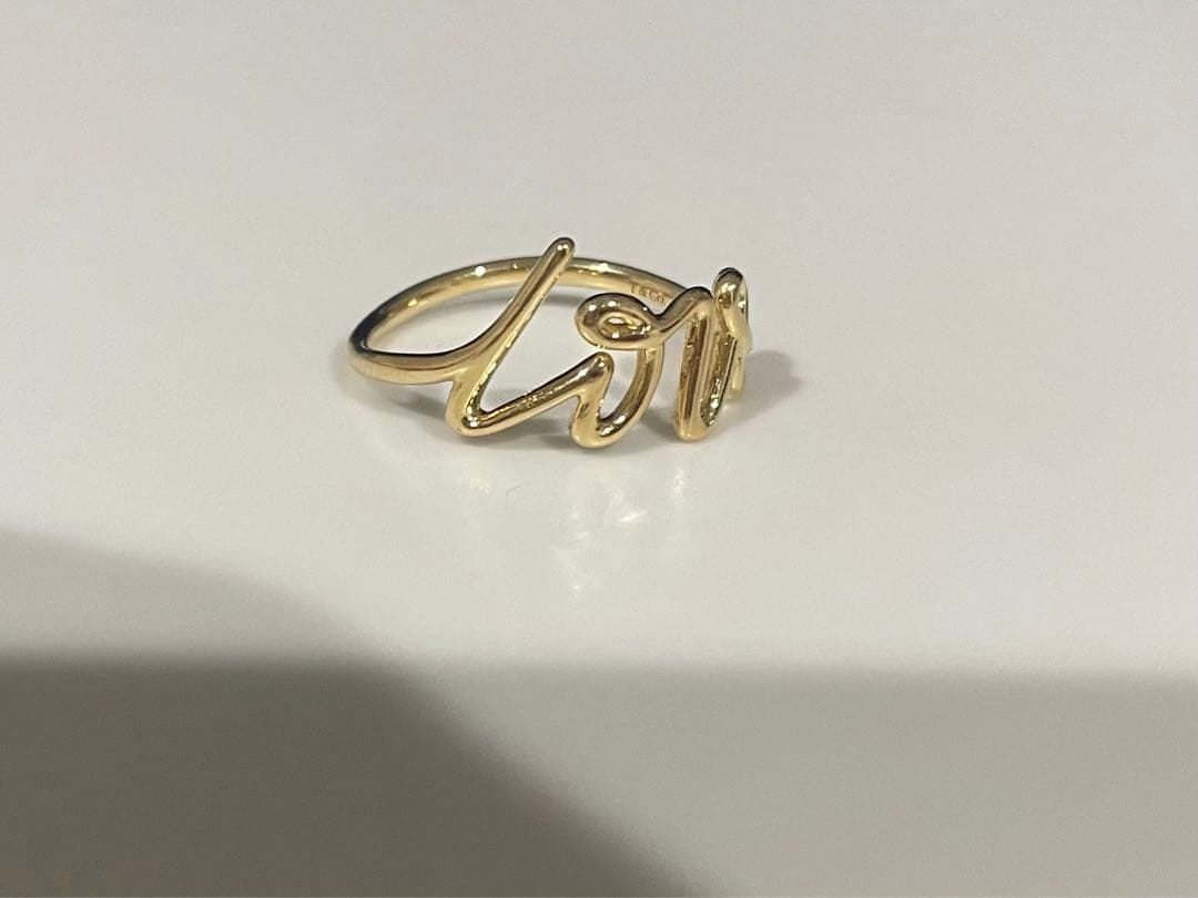 TIFFANY & CO. ラブリング スモール 13号 イエローゴールド - メルカリ