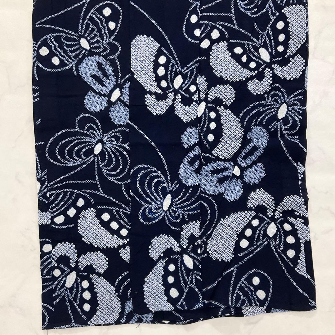 厳選◇夏物浴衣◇美品◇愛知県有松鳴海絞り◇木綿◇総手絞り◇裄69.5丈