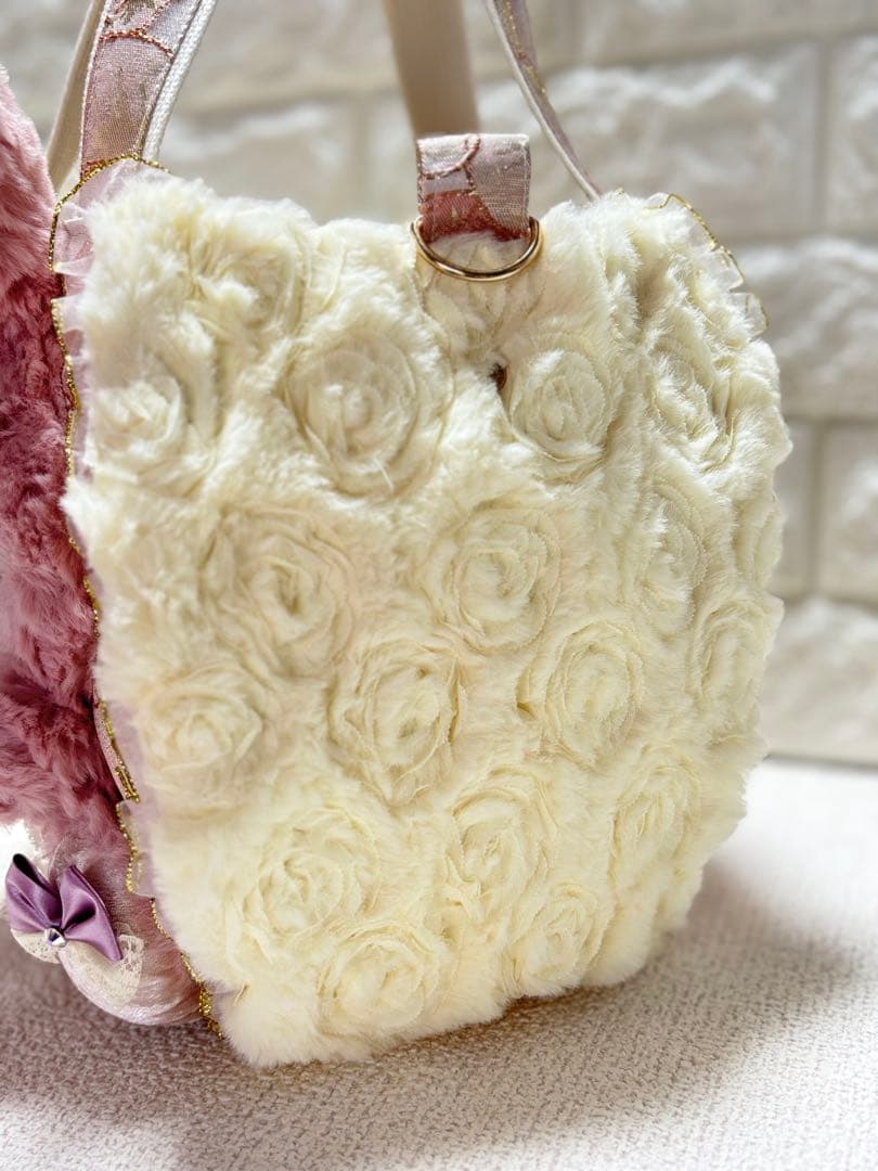 あ*き様 コヤンイサムチョン ハンドメイド ファーバッグ ルミちゃん