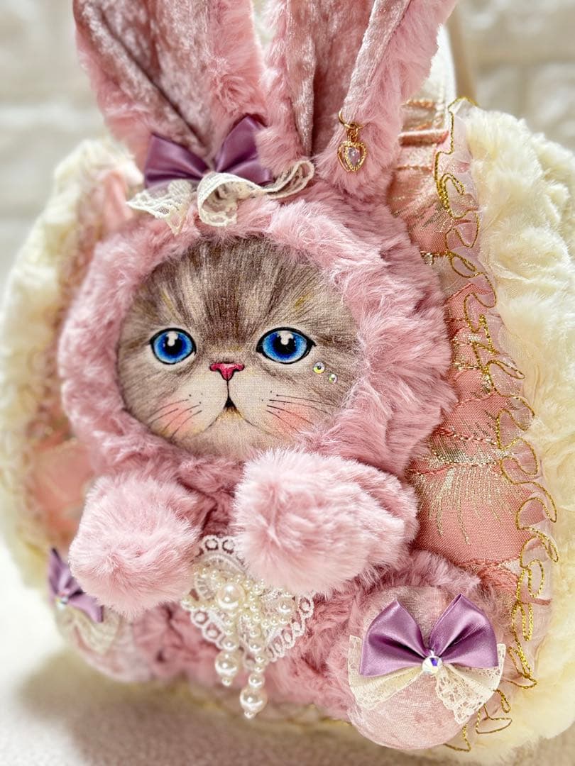 あ*き様 コヤンイサムチョン ハンドメイド ファーバッグ ルミちゃん