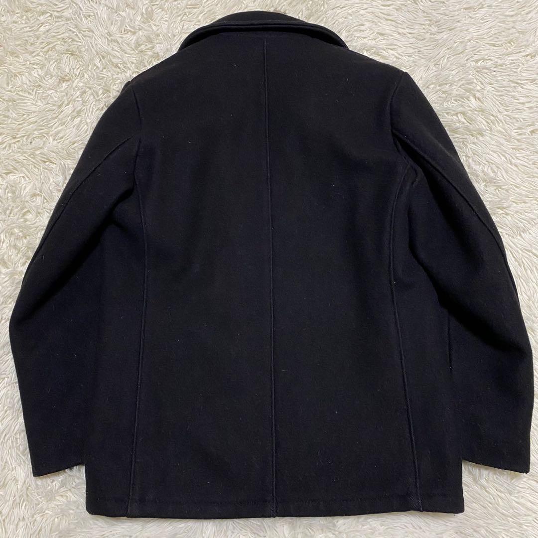 【美品✨】schott ピーコート シングル USA製 U.S.740N 黒