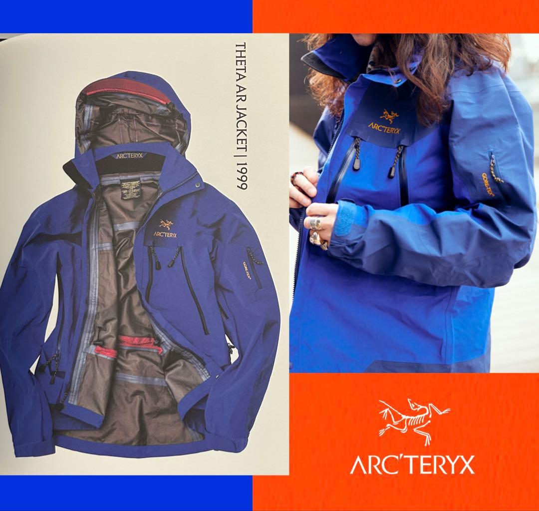 スペシャルVintage金刺繍 ARC'TERYX Theta AR ブルー青M - メルカリ