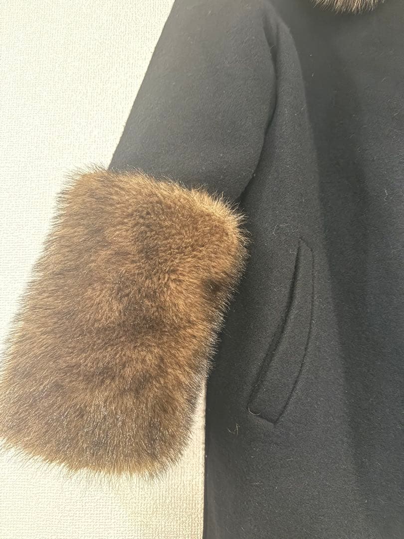 anuans ファートリムコクーンコート （BLACK）の通販はau PAY