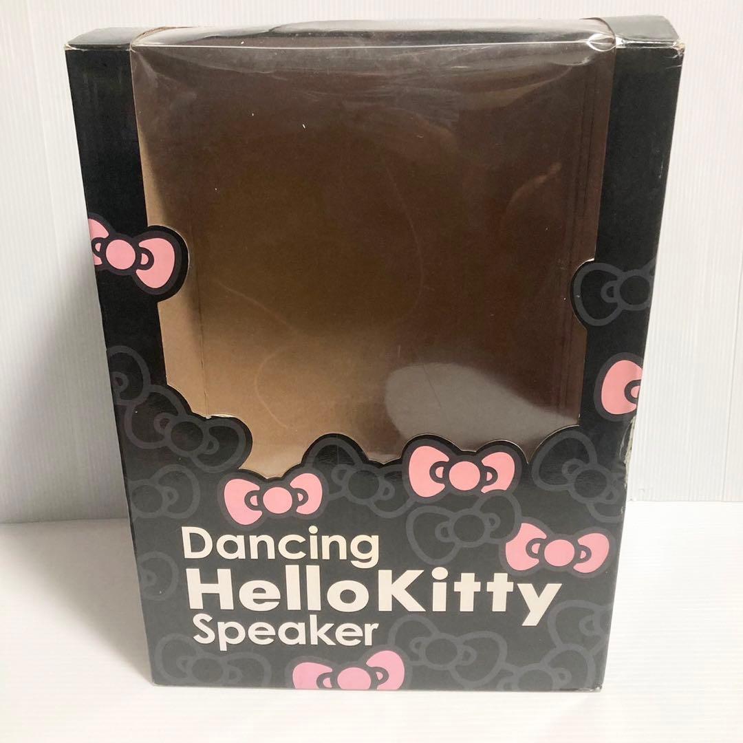 激レア ハローキティ ダンシング スピーカー ブラック - メルカリ