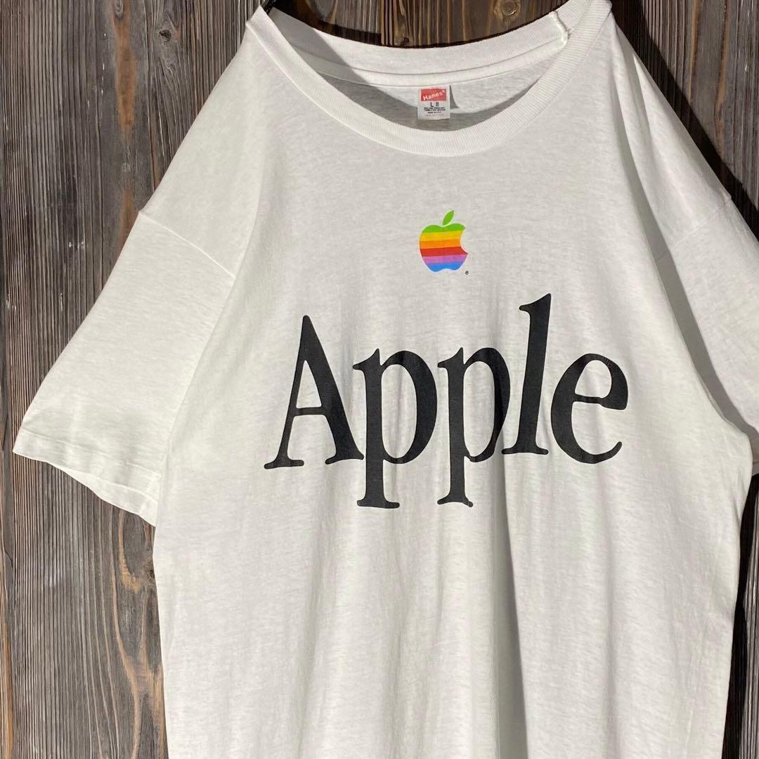 90s Apple アップル ヴィンテージT 企業 USA製 当時物 オリジナル