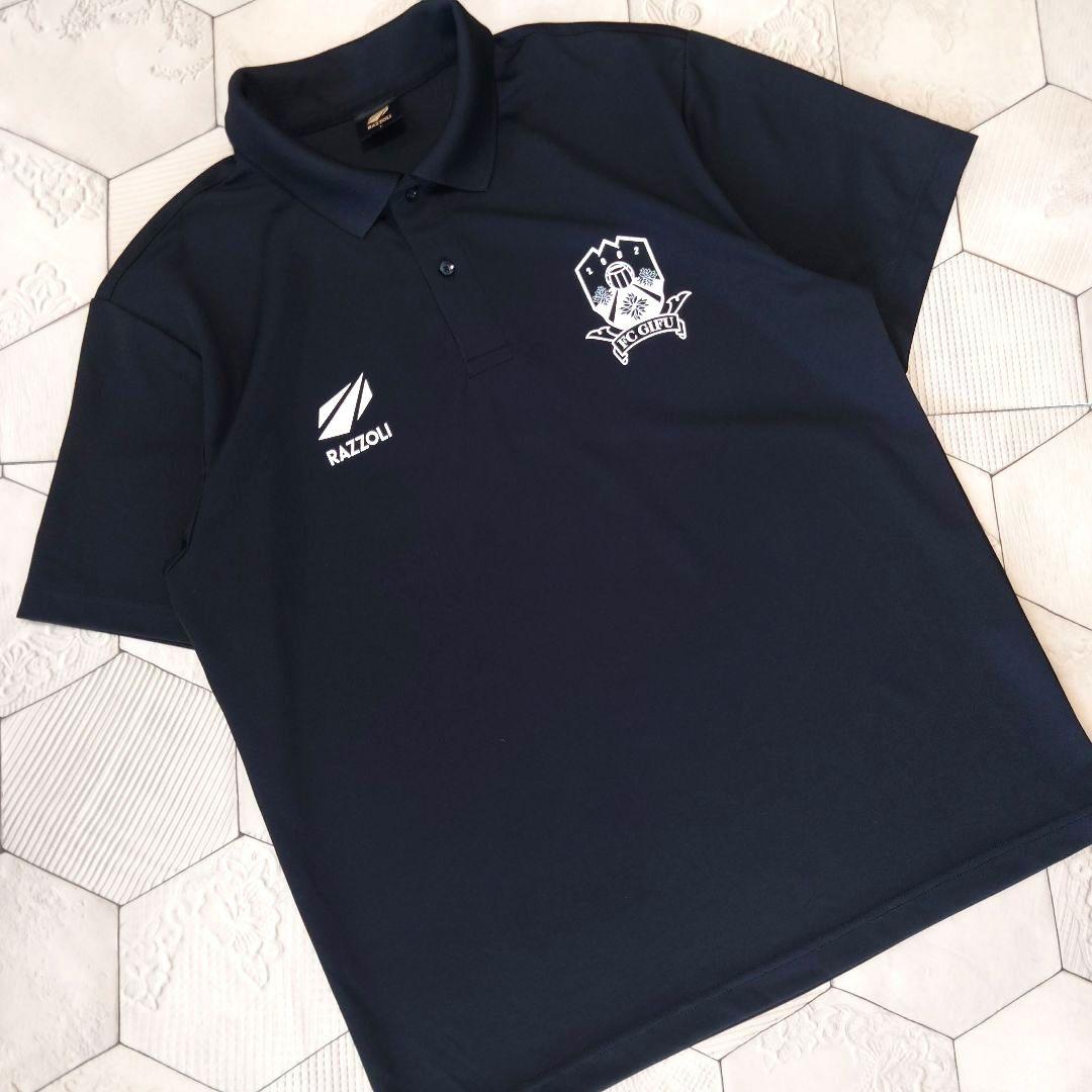 極美品 FC岐阜 RAZZOLI 選手支給品 ポロシャツ ブラック - メルカリ