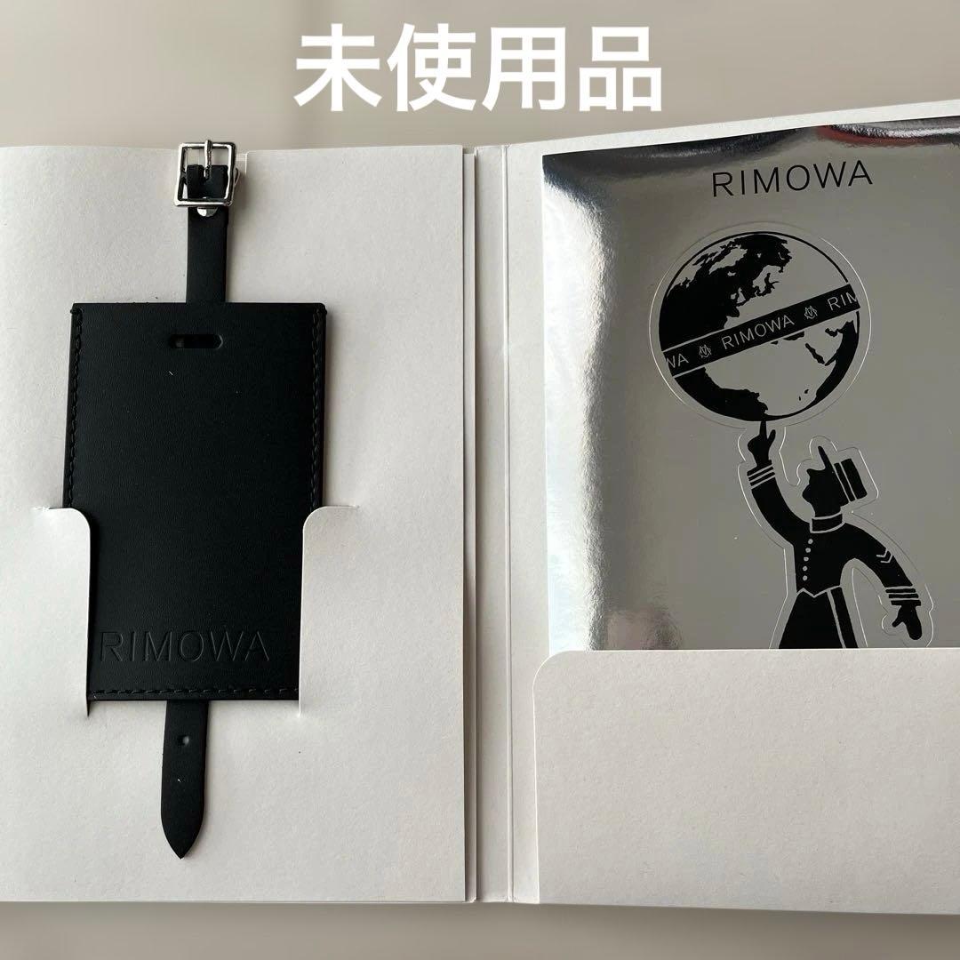 RIMOWA ブラック ネームタグ ステッカ - メルカリ