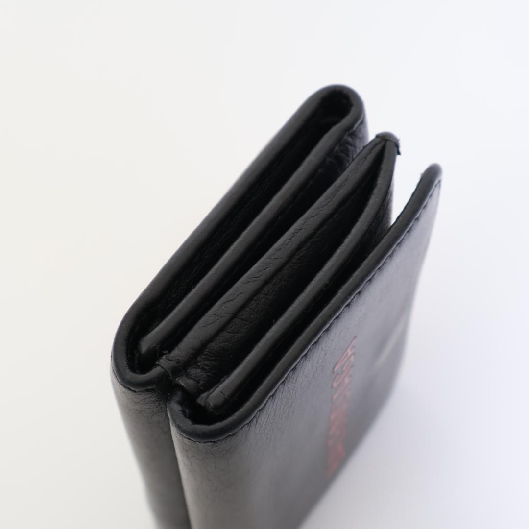 BALENCIAGA 三つ折り財布 551921 レッドロゴ 付属品付 伊勢丹 - メルカリ