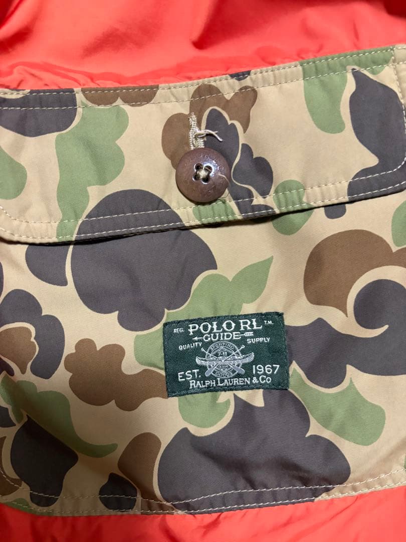 C*Y様 ラルフローレン ダウンジャケット カモ柄 迷彩 コーディロイ