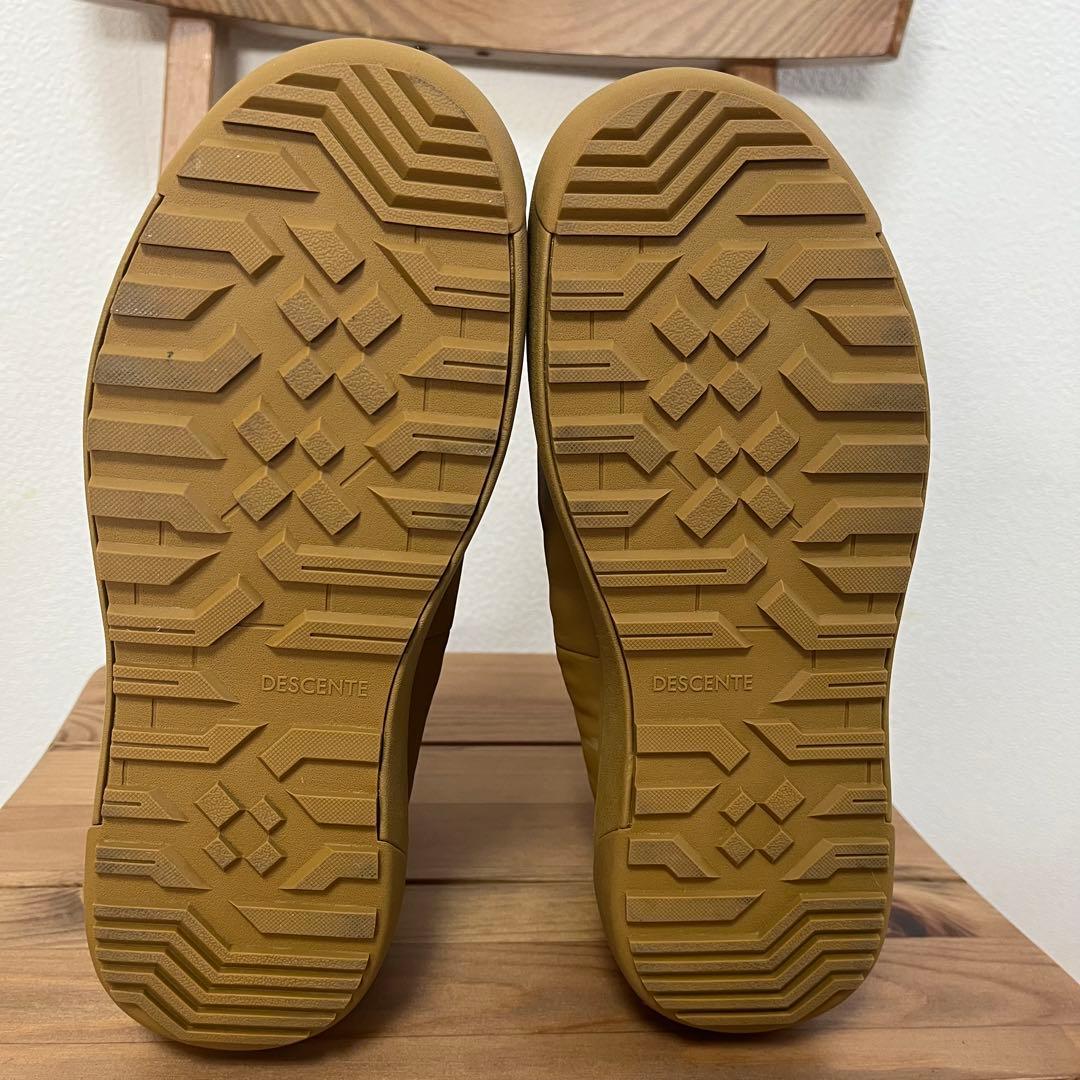 美品】デサント D.TRACE TWB23.1 スノーブーツキャメル ジップ - メルカリ