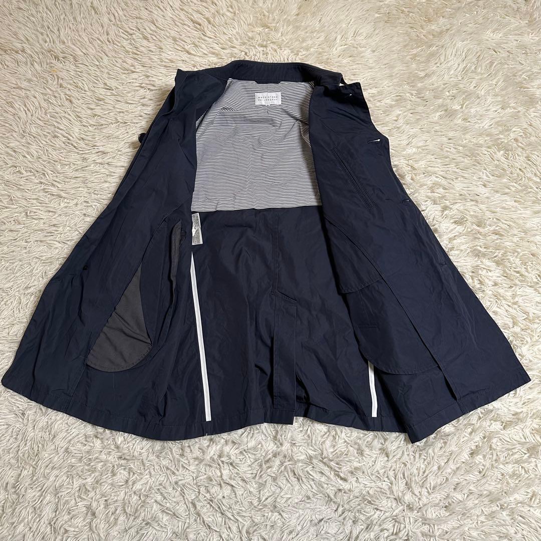 マッキントッシュフィロソフィー】 40 L ステンカラーコート ネイビー