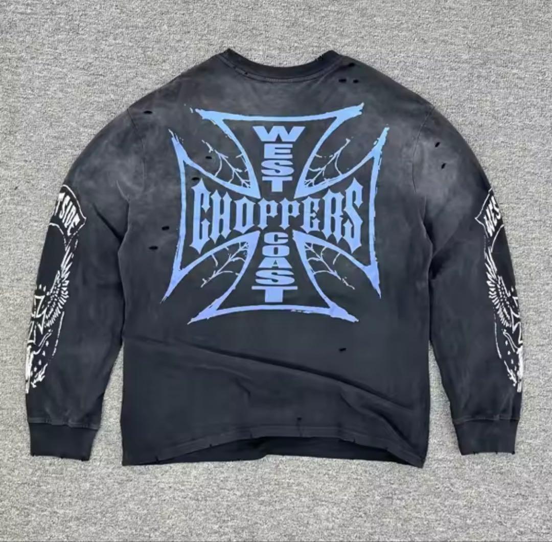 WEST COAST CHOPPERS ロングスリーブTシャツ ヴィンテージ加工 - メルカリ
