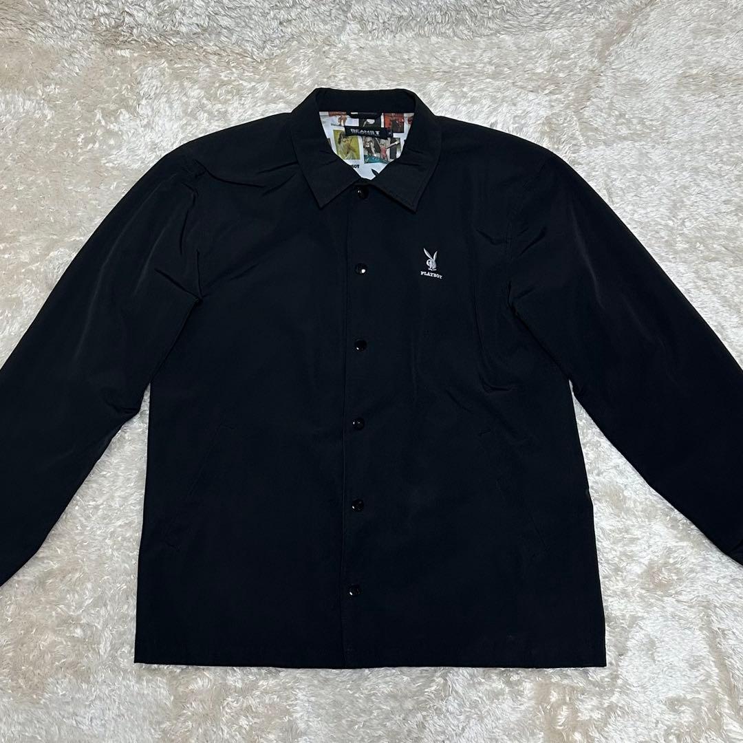 PLAY BOY × beams コラボジャケット コーチジャケット ナイロン - メルカリ