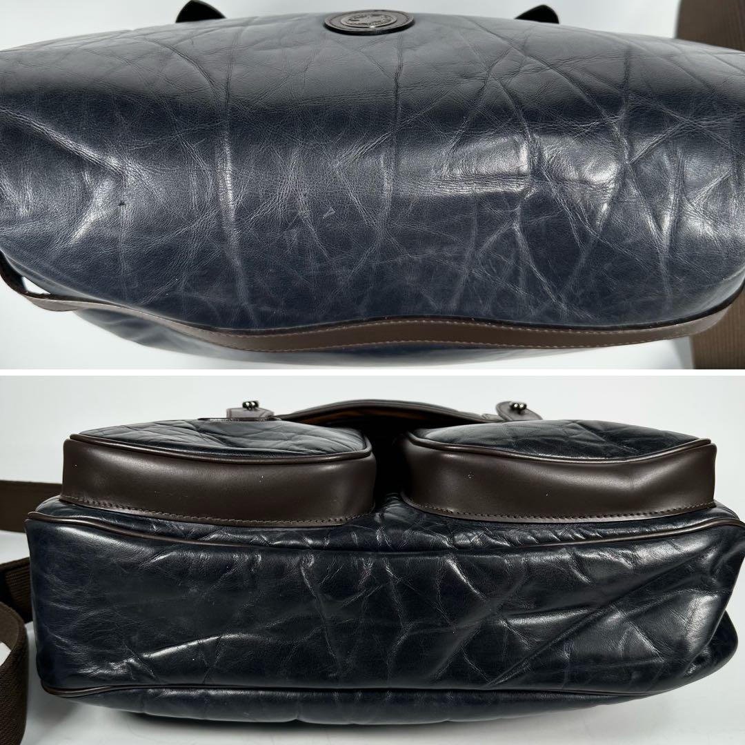 HUNTING WORLD キャリーオール メッセンジャー オールレザー A4可