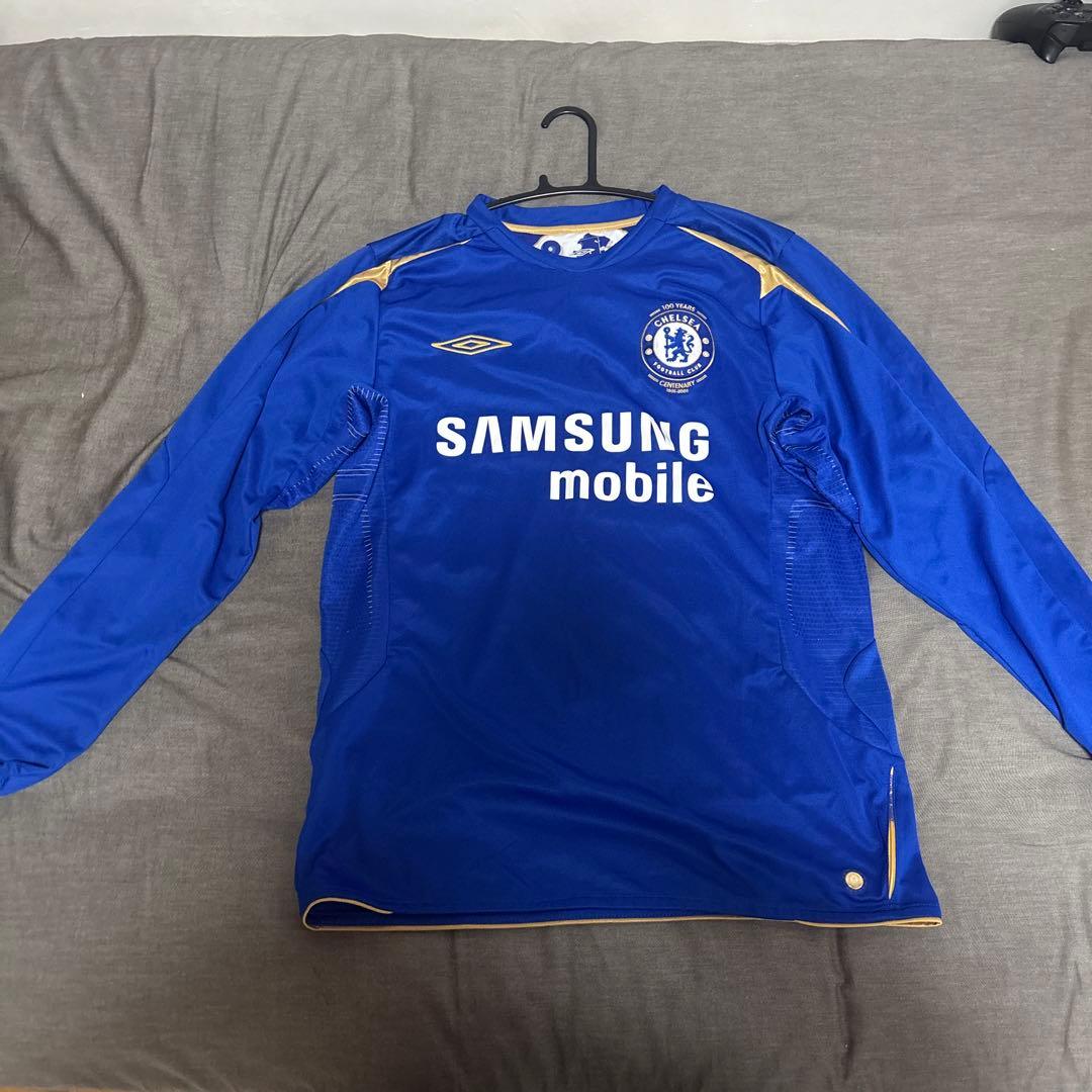 美品　チェルシー　ユニフォーム　100周年記念　ホーム アンブロ　長袖 ベルギー 代表 アンブロ umbro チェルシー ユニフォーム 100周年