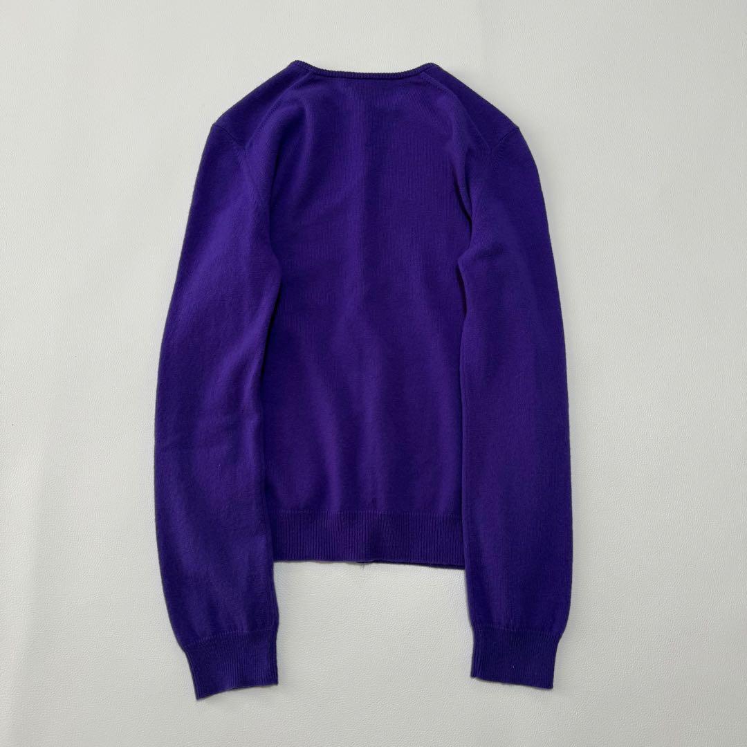 極美品 ドゥロワー カシミヤ100% クルーネック カーディガン