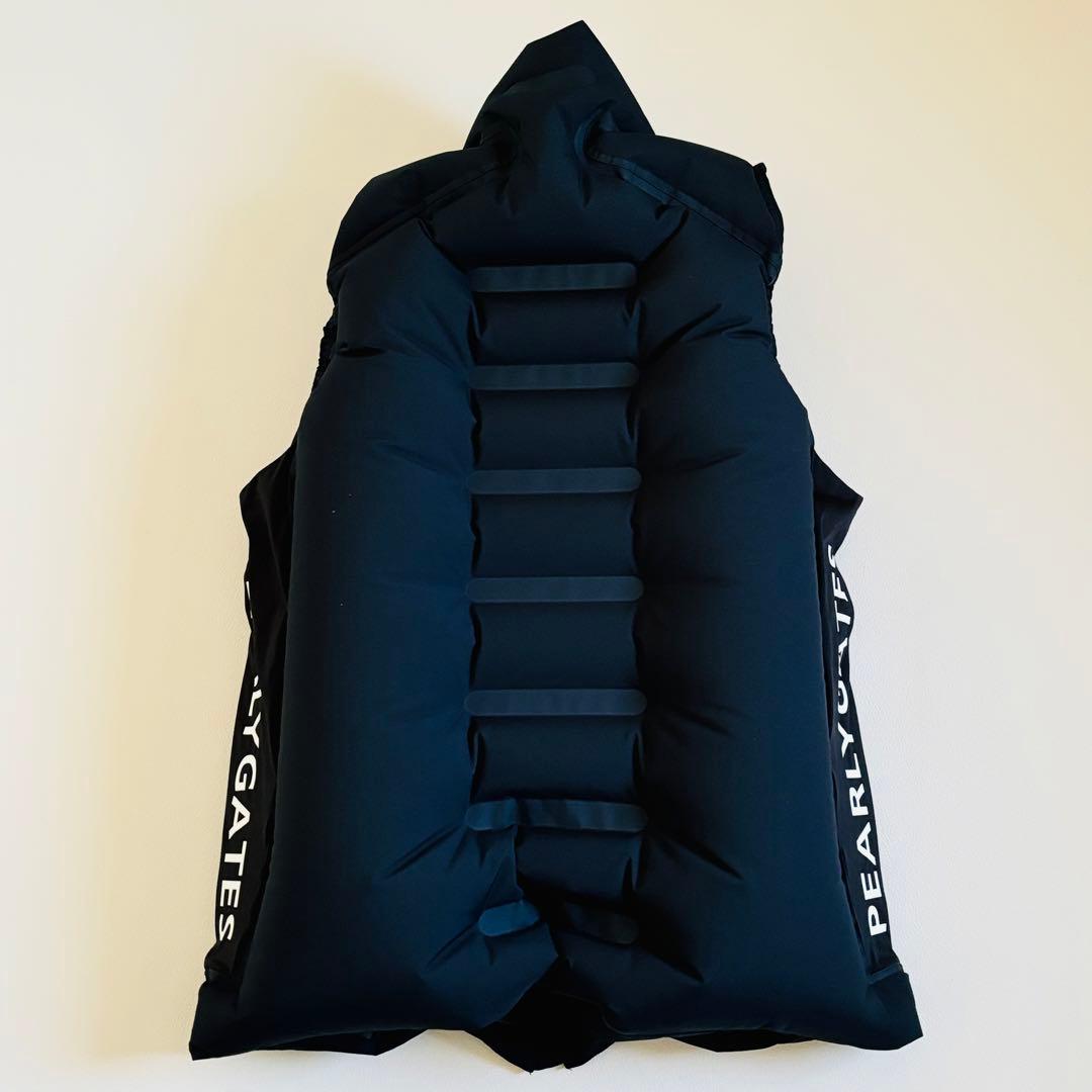 1596【極美品】パーリーゲイツ エアーベスト 超軽量 調節可能 ダウン