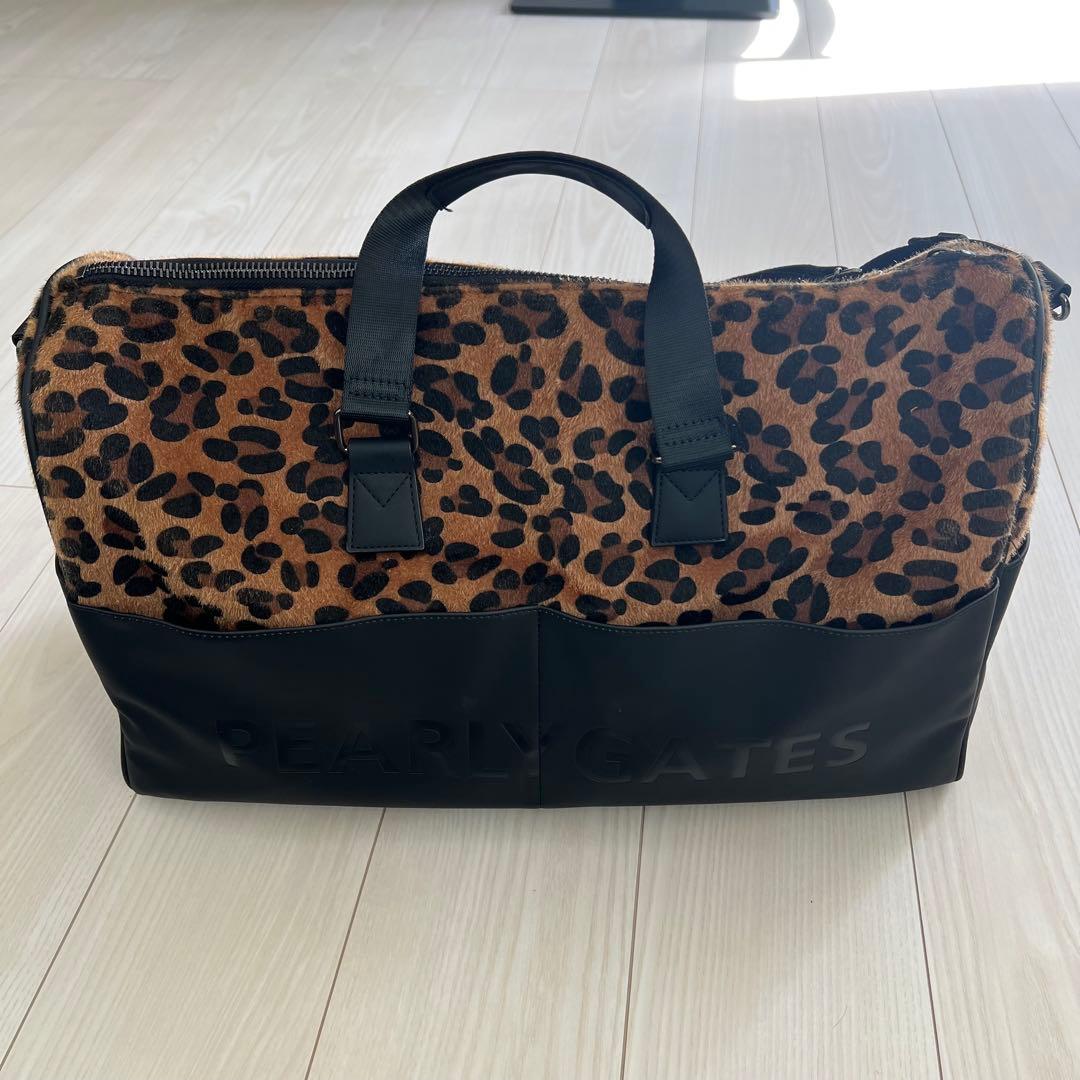 【売切】PEARLY GATES ヒョウ柄ボストンバッグ florist（フローリスト） ボストンバッグ 「大容量/撥水」「2WAY/3WAY