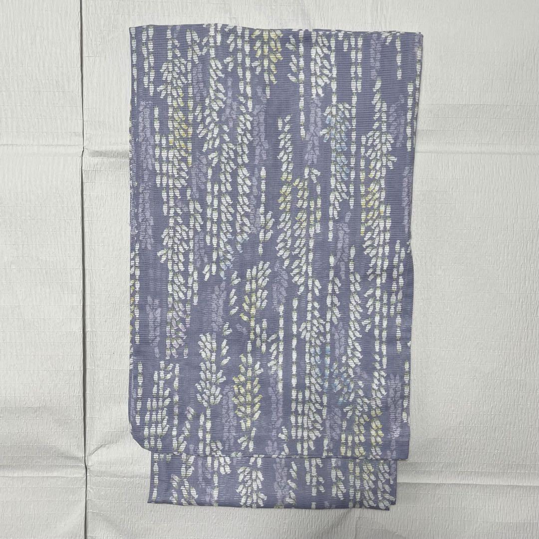 【再値下げ！】みすゞうた 浴衣 空いろの花 藤色