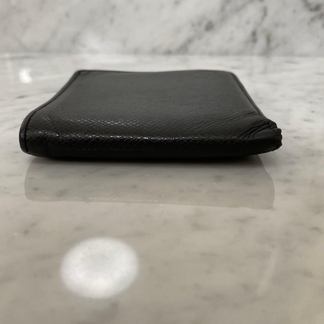 LOUIS VUITTON ルイヴィトン タイガ 二つ折り財布 ブラック 黒 - メルカリ