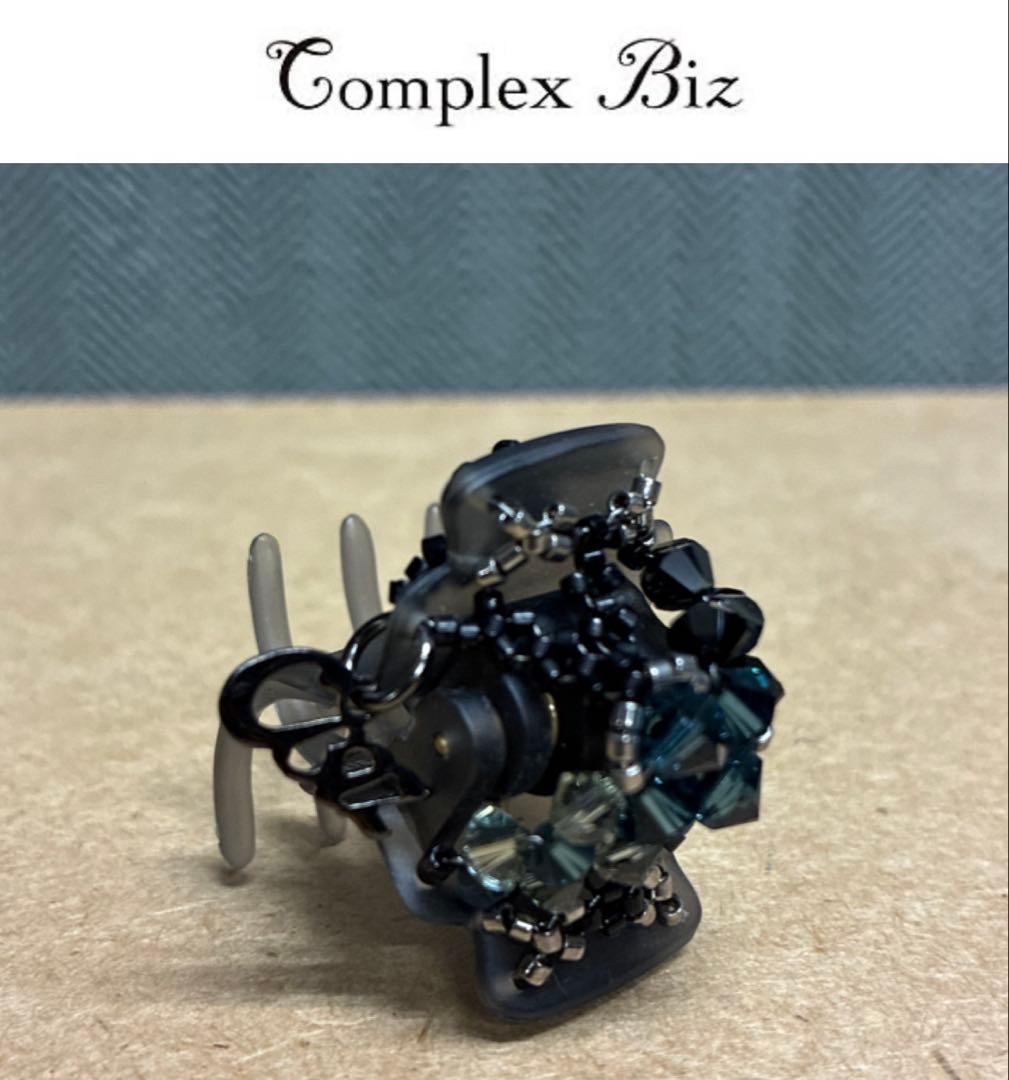 COMPLEX BIZ コンプレックスビズ 装飾付き ヘアクリップ ⑤ブラック