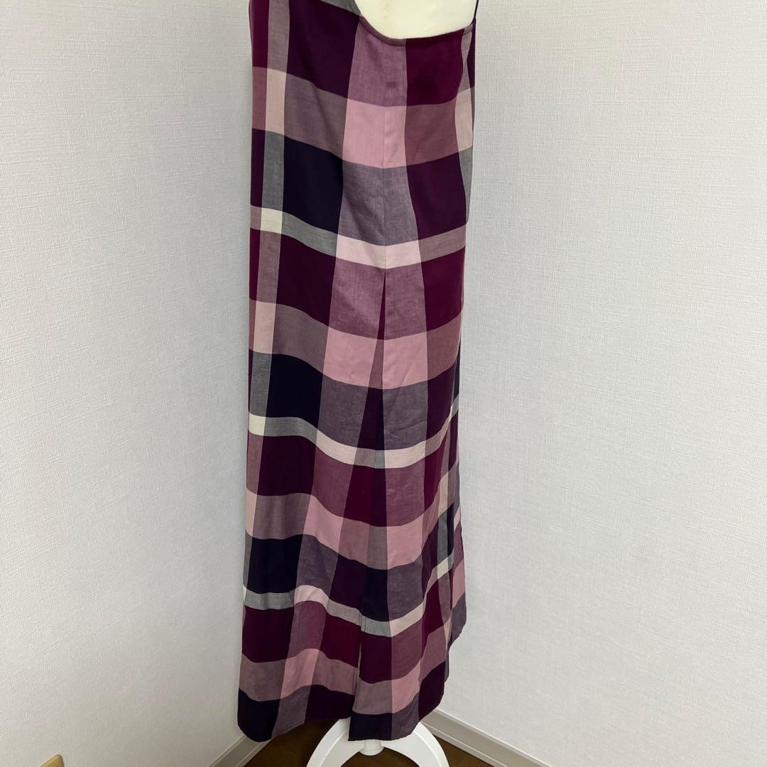 BLUELEVEL CRESTBRIDGE チェック柄キャミワンピース38 - メルカリ