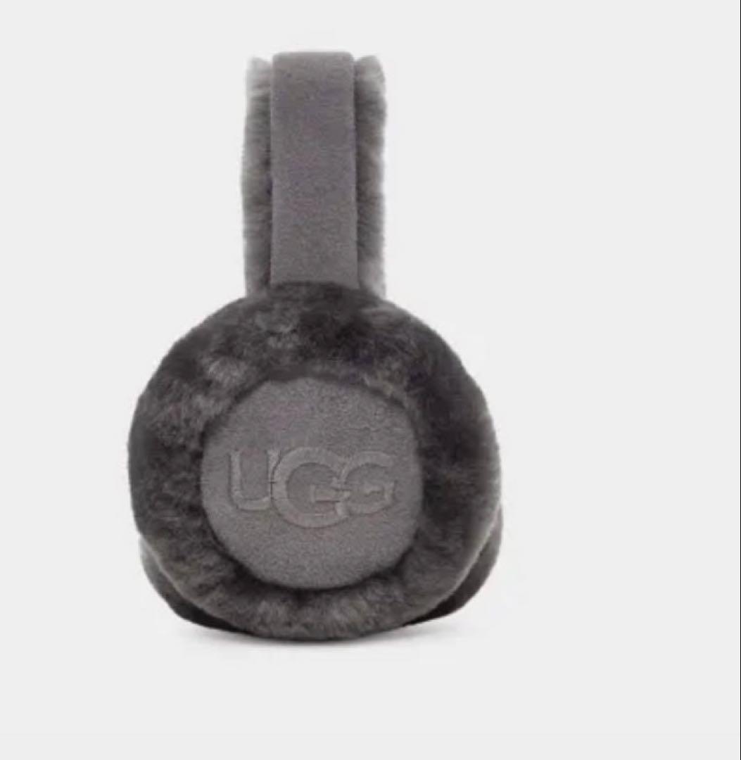 UGG イヤーマフラー　グレー アグ UGG イヤーマフ 耳当て イヤーウォーマー イヤーマフラー ファー