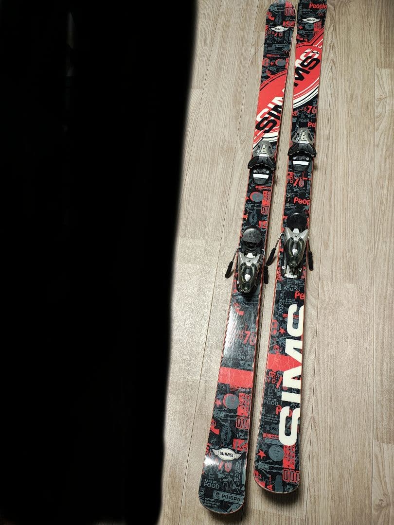 フリースタイル☆】175cm SIMSスキー板♪ ツインチップ！ - メルカリ