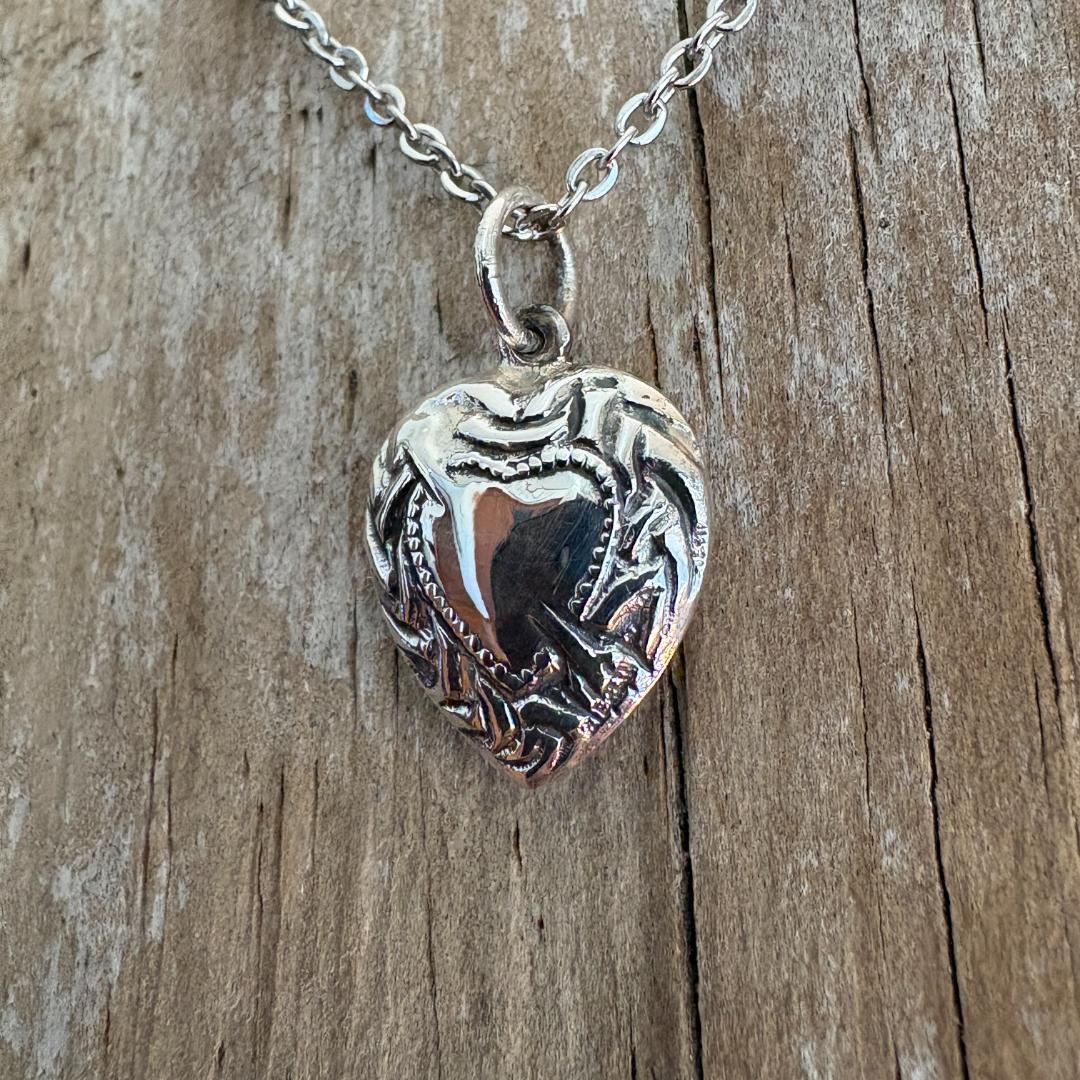 スウィートハートジュエリー WW2 シルバー ハート 両面 Arrow アロー