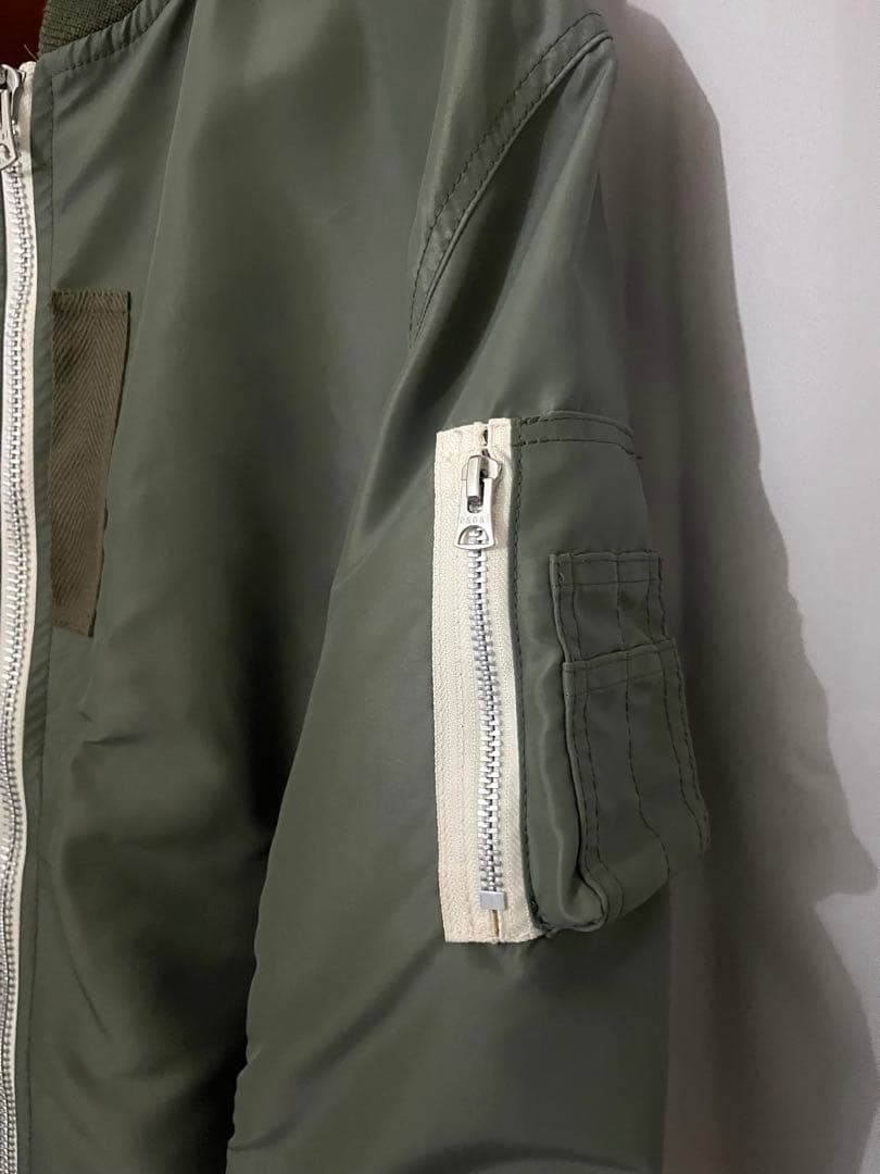 sacai ボンバージャケット ma1 25aw ほぼ未使用 値下有 - メルカリ