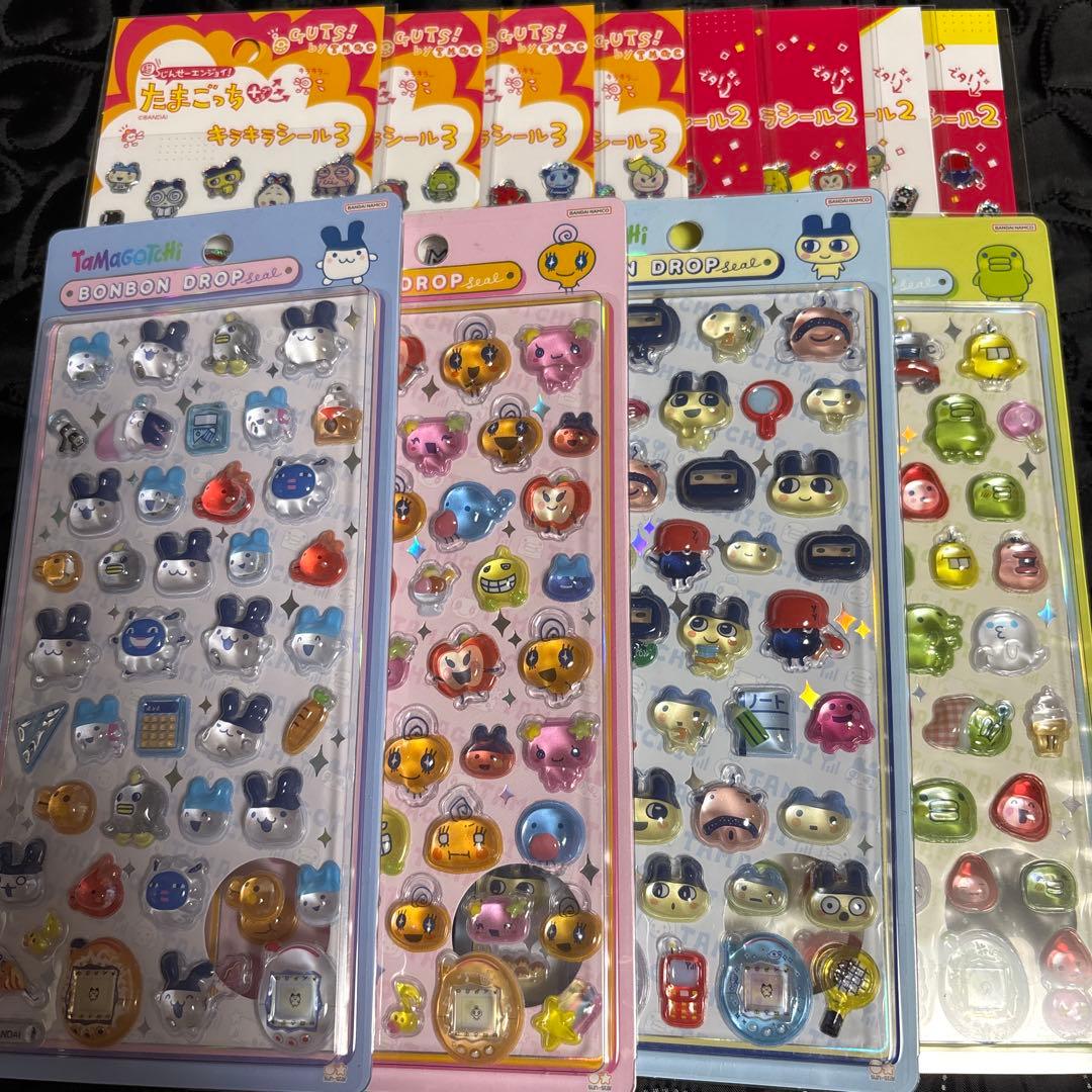 【正規品】たまごっち　ボンボンドロップシール　キラキラシール　2 3 Amazon | サンスター文具 たまごっち グッズ シール ボンボンドロップ