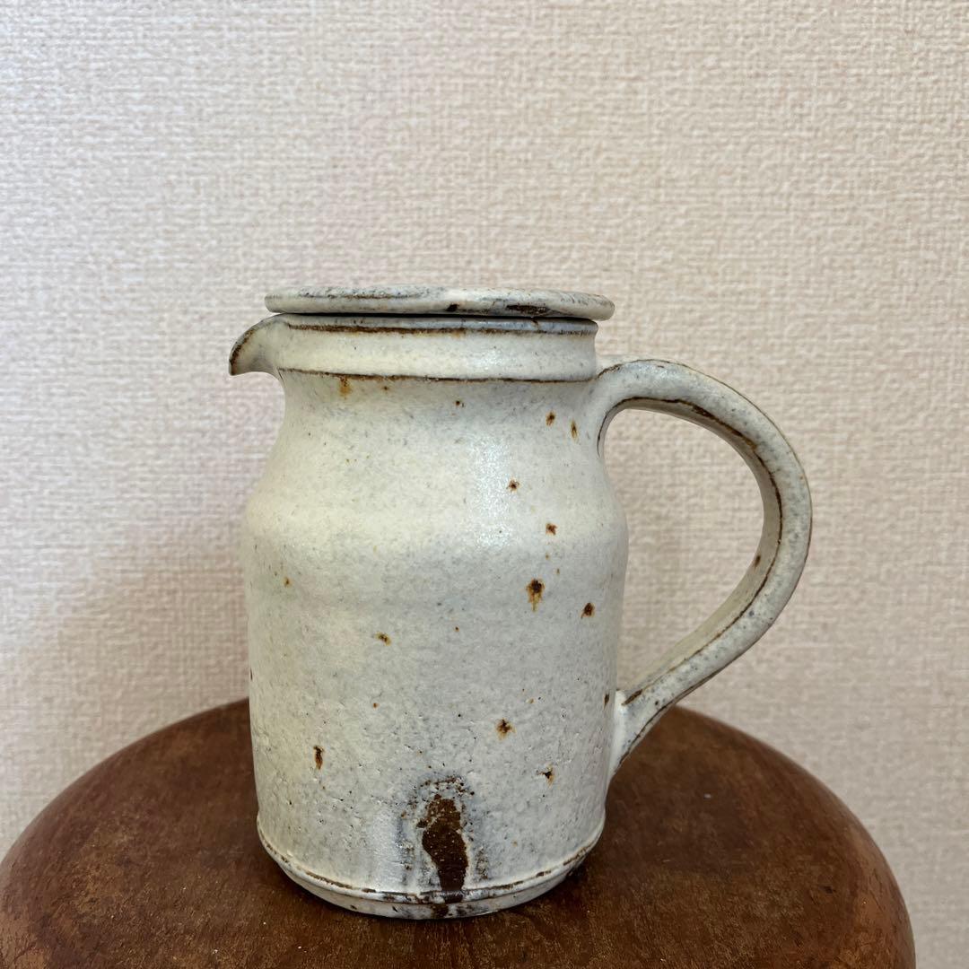 平野日奈子 粉引蓋つきピッチャー - メルカリ