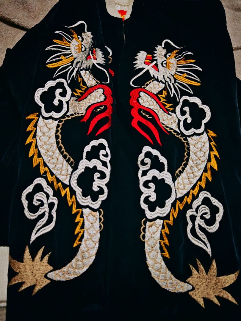 CREAM SODA 日本限定 スカジャン 2面用 別珍 サテン unisex - メルカリ