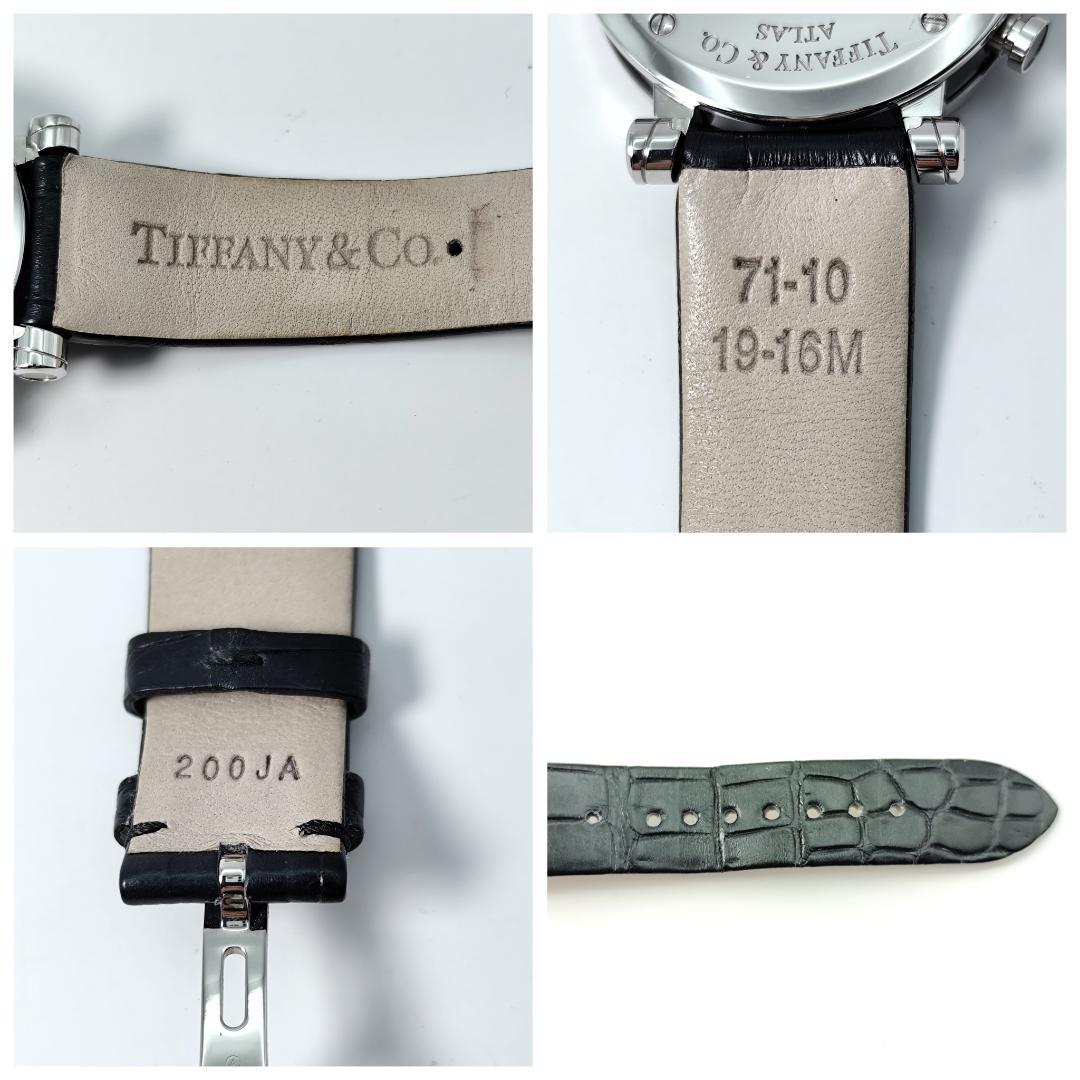 稼働 希少 極美品 ティファニー アトラス クロノグラフ ハートデイト