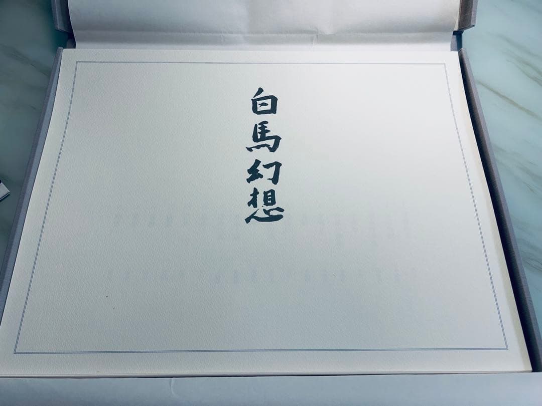 東山魁夷 白馬幻想 限定版 日本経済新聞社
