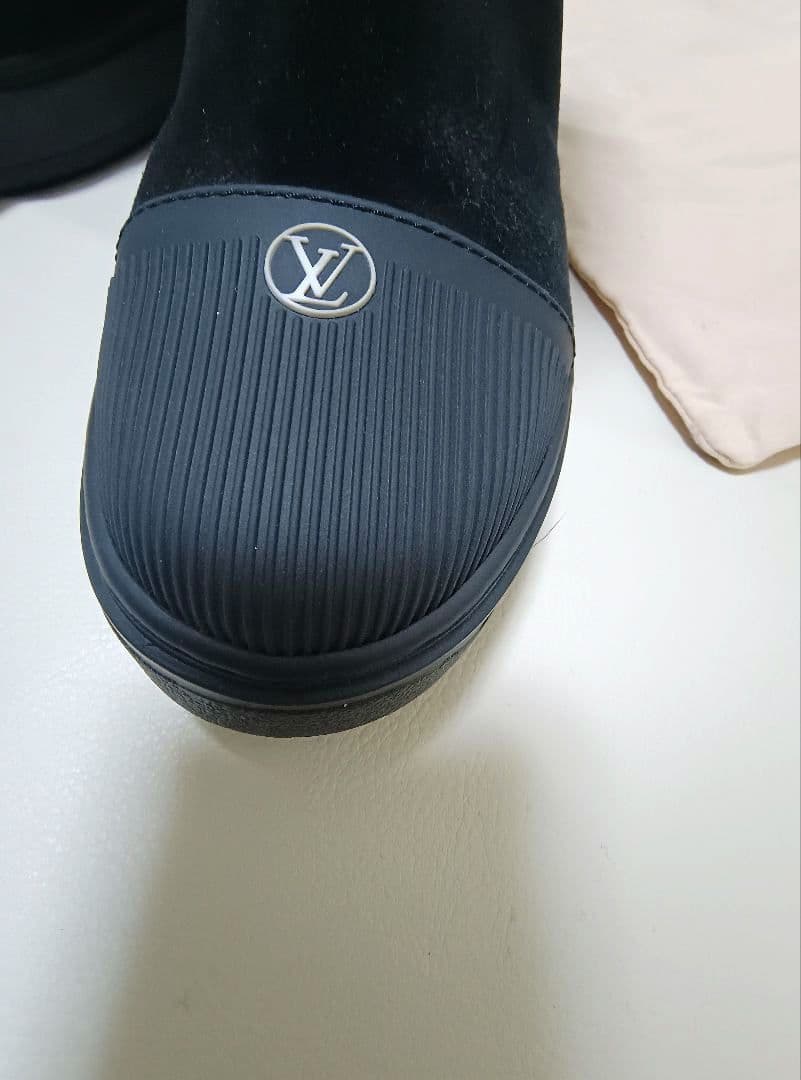 美品 Louis Vuitton ブリージーライン ムートン ブーツ 38 黒