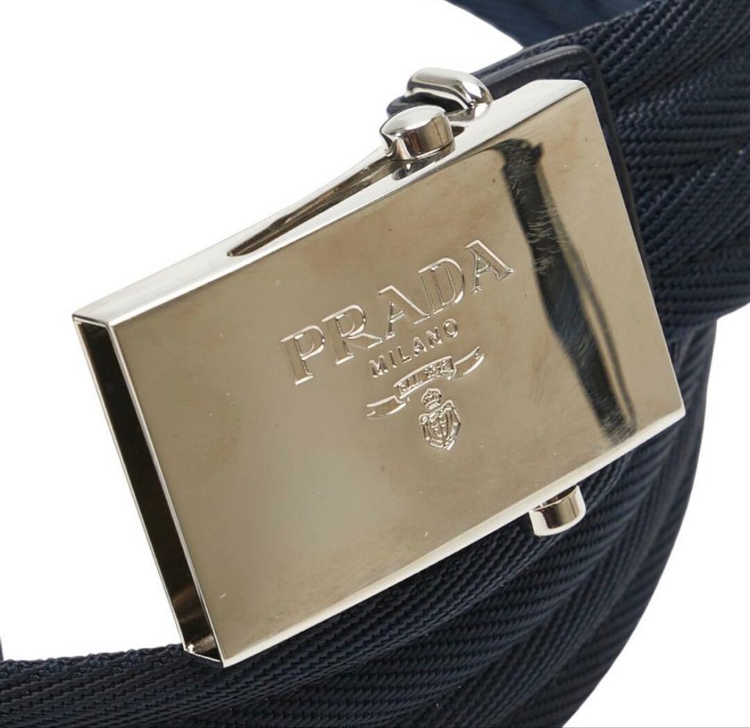 プラダ ベルト ガチャベルト ナイロン - メルカリ