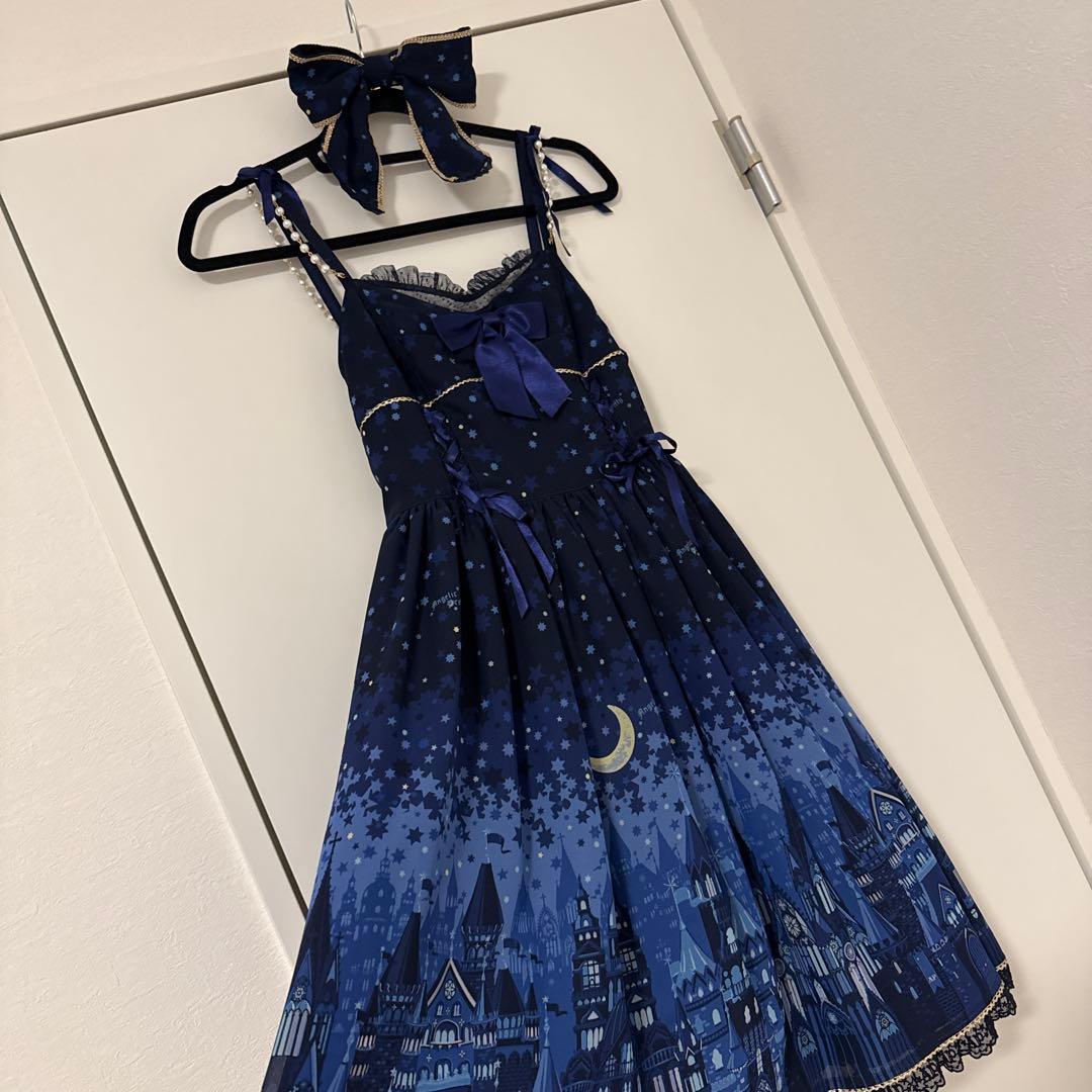 angelic pretty moonlight castleジャンバースカート Moonlight Castle Skirt by Angelic Pretty