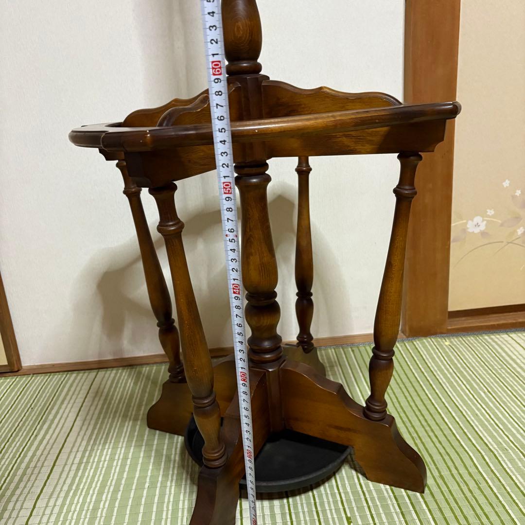 カリモク ポールハンガー コートハンガー 傘立て 帽子掛昭和 レトロ