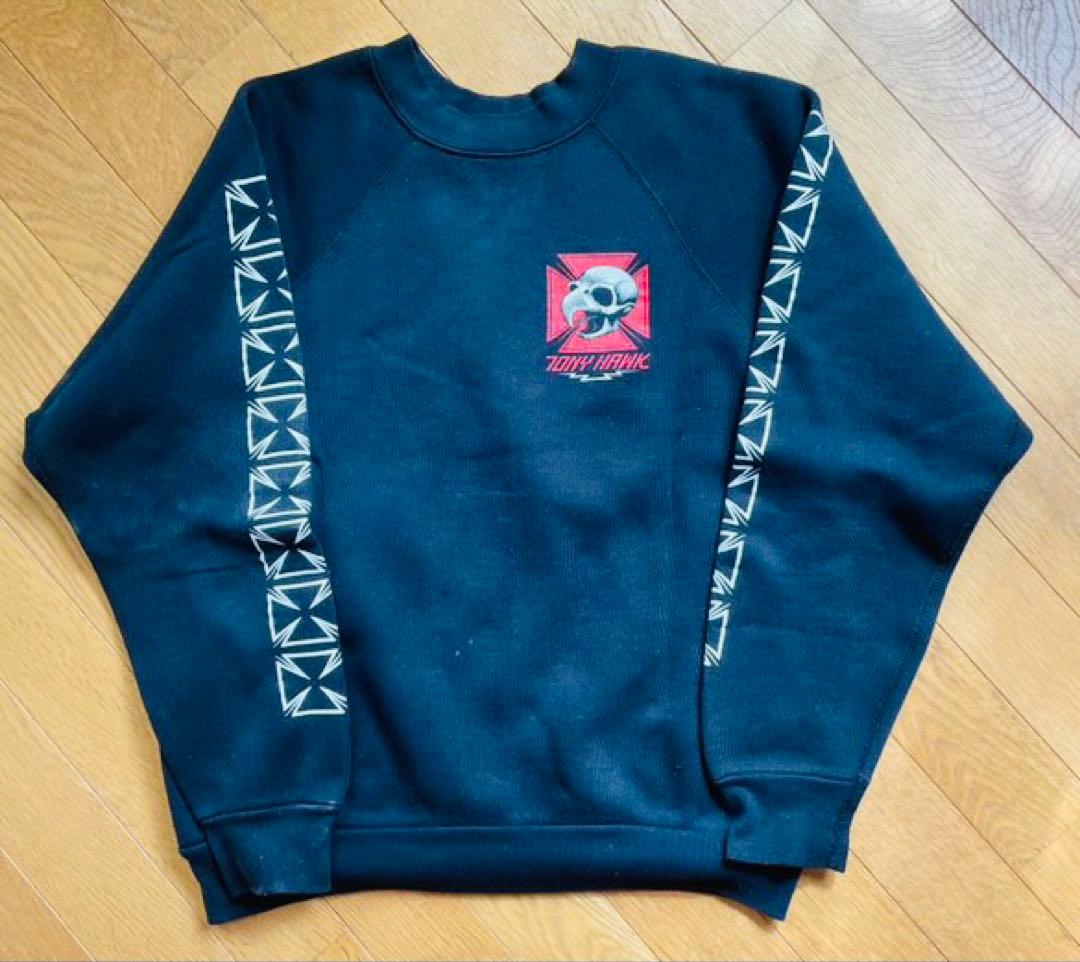 ⚫︎ともぞう様専用⚫︎TONY HAWK スカルプリント スウェット