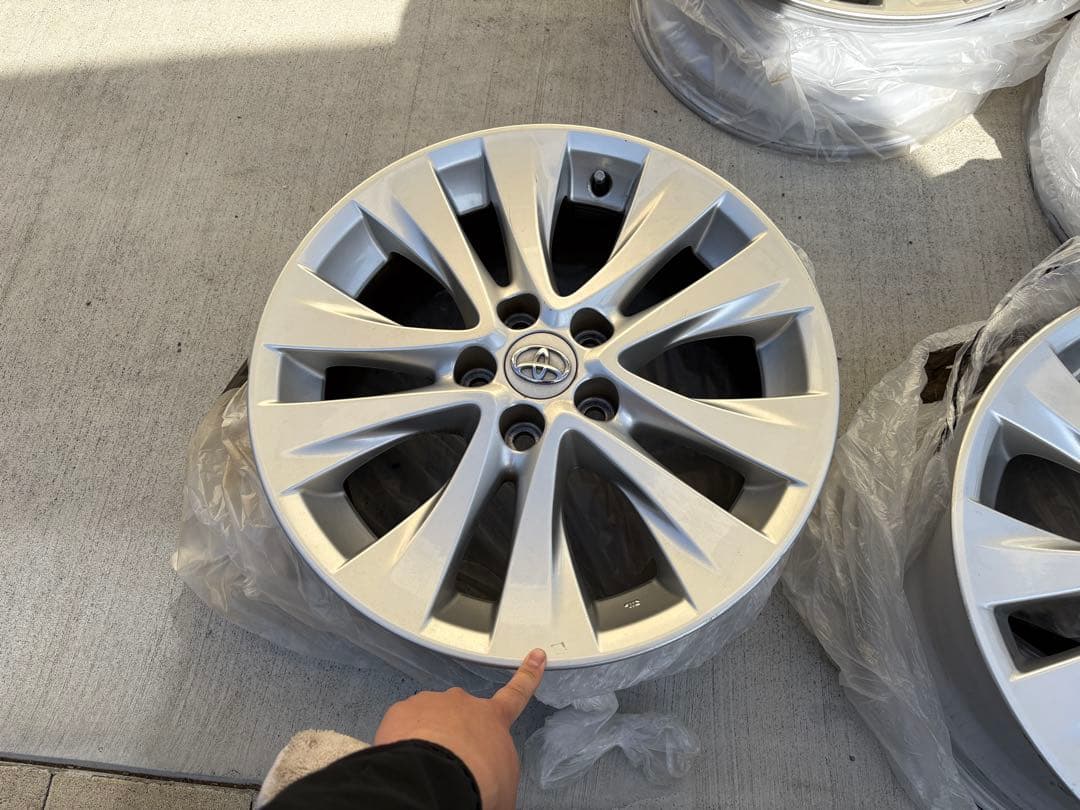 20 アルファード 純正 18インチ ホイール 4本セット K107362027