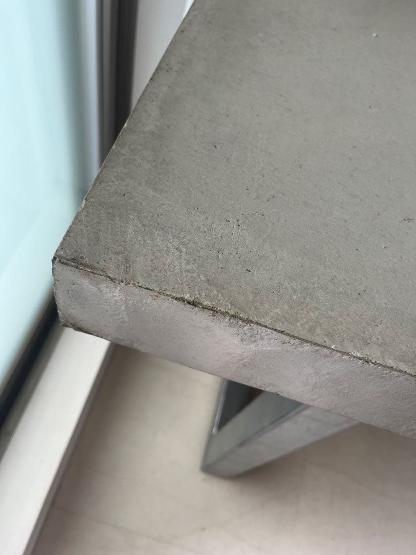 引越特別価格【特注品】モルタル天板 ダイニングテーブル