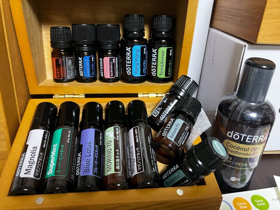 総額16万超え アロマ38本 木箱3個付doTERRA 値下げセット 大幅
