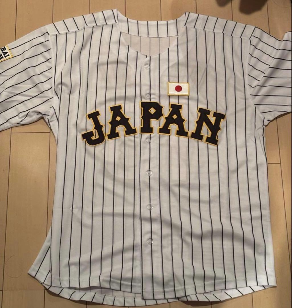 大谷翔平 ユニフォーム 刺繍 日本代表 侍ジャパン 16 WBC Lサイズ 白